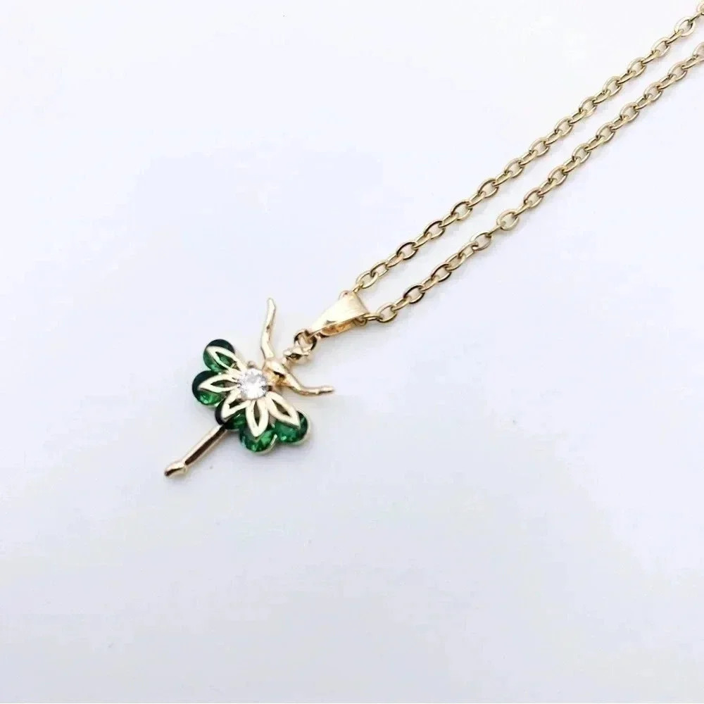 BALLET necklace | Gold plated | Dainty Necklace - Picture 4 of 9